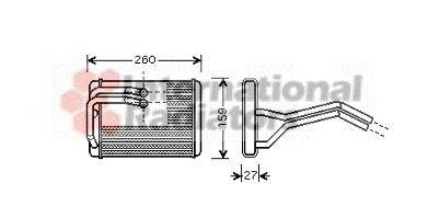 Теплообменник, отопление салона SCHLIECKMANN 60826143