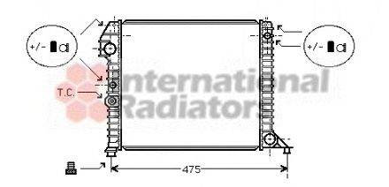Радиатор, охлаждение двигателя SCHLIECKMANN 60592056