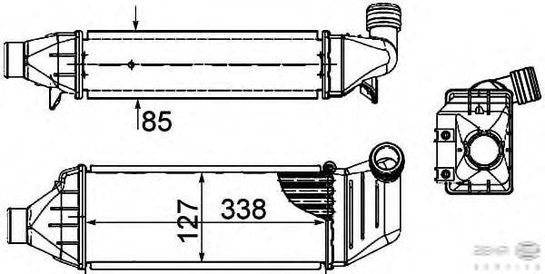 Интеркулер HELLA 8ML376899081