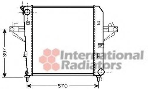 Радиатор, охлаждение двигателя SCHLIECKMANN 60212046