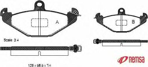 Комплект тормозных колодок, дисковый тормоз METZGER 20423