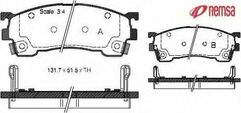 Комплект тормозных колодок, дисковый тормоз METZGER 21755