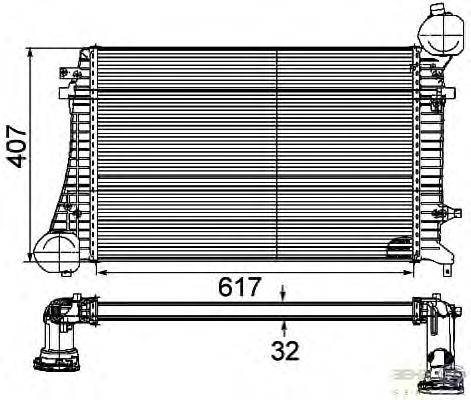 Интеркулер BEHR HELLA SERVICE 8ML 376 746-131