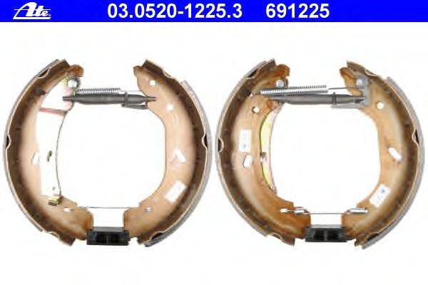 Комплект тормозных колодок ATE 03.0520-1225.3