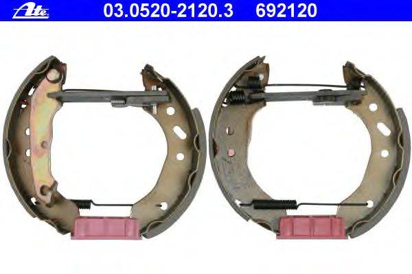 Комплект тормозных колодок ATE 03.0520-2120.3