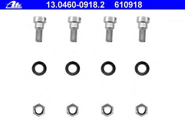 Комплектующие, колодки дискового тормоза ATE 13.0460-0918.2