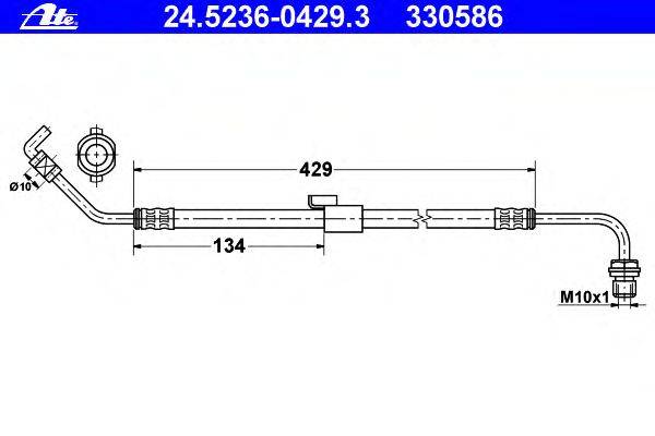 Тормозной шланг ATE 24.5236-0429.3