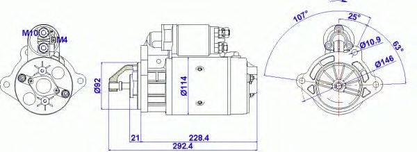 Стартер DELCO REMY 19024259