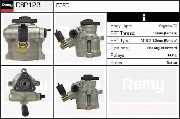 Гидравлический насос, рулевое управление DELCO REMY DSP123