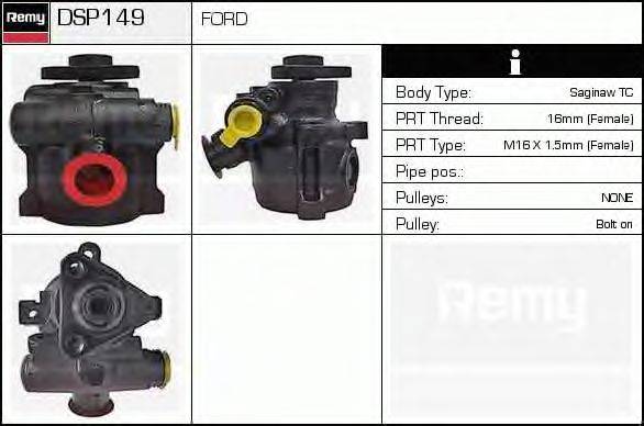 Гидравлический насос, рулевое управление DELCO REMY DSP149