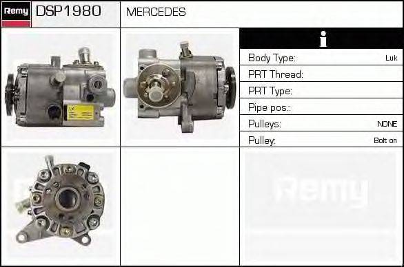 Гидравлический насос, рулевое управление DELCO REMY DSP1980