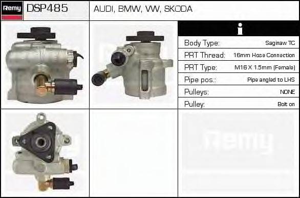 Гидравлический насос, рулевое управление DELCO REMY DSP485