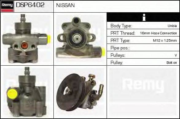 Гидравлический насос, рулевое управление DELCO REMY DSP6402