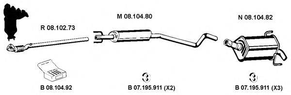 Система выпуска ОГ EBERSPÄCHER 082002