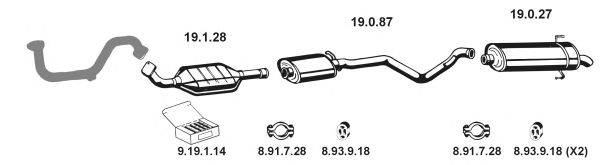 Система выпуска ОГ EBERSPÄCHER 262214