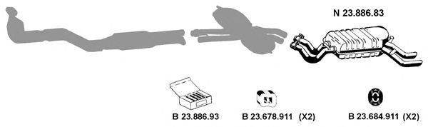 Система выпуска ОГ EBERSPÄCHER 232324