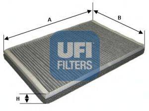 Фильтр, воздух во внутренном пространстве UFI 5412300
