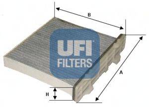 Фильтр, воздух во внутренном пространстве UFI 5414700