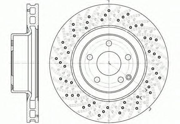 Тормозной диск REMSA 678010