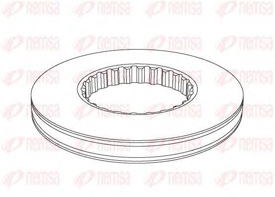 Тормозной диск REMSA NCA1146.10