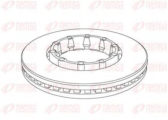 Тормозной диск REMSA NCA1152.20
