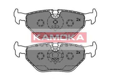 Комплект тормозных колодок, дисковый тормоз KAMOKA JQ1013734