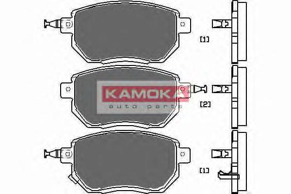 Комплект тормозных колодок, дисковый тормоз KAMOKA 101113