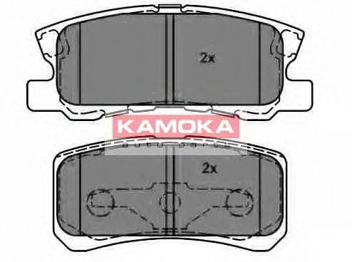 Комплект тормозных колодок, дисковый тормоз KAMOKA JQ1013678