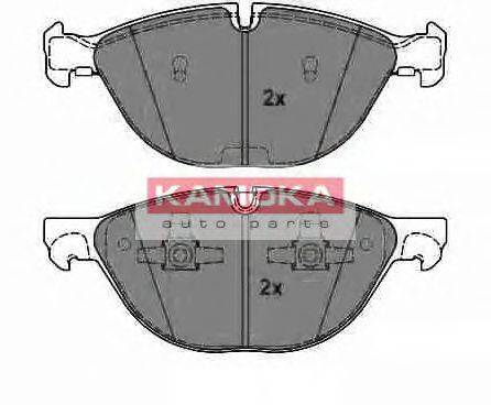 Комплект тормозных колодок, дисковый тормоз KAMOKA 607239