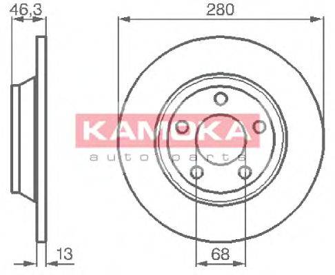 Тормозной диск KAMOKA 1031518