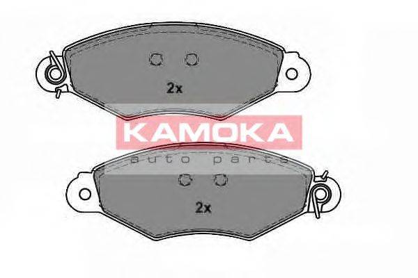 Комплект тормозных колодок, дисковый тормоз KAMOKA 21981