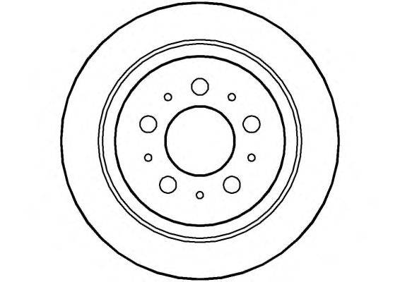 Тормозной диск NATIONAL NBD1076