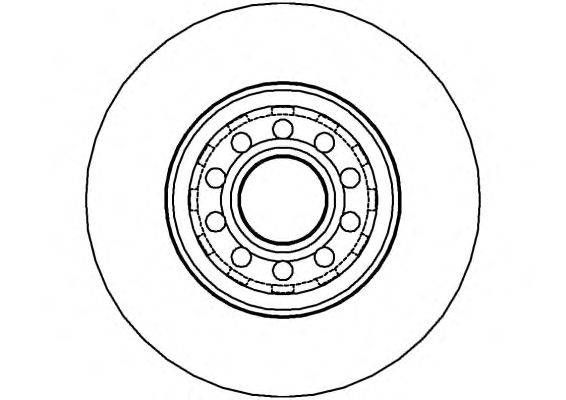Тормозной диск NATIONAL NBD1151