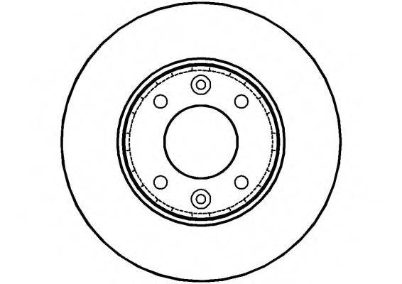 Тормозной диск NATIONAL NBD1226