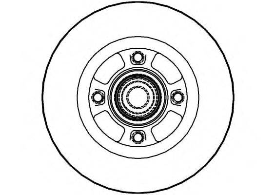Тормозной диск NATIONAL NBD1640