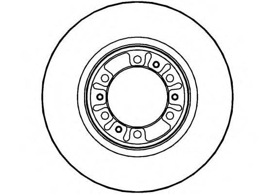 Тормозной диск NATIONAL NBD820