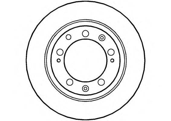Тормозной диск NATIONAL NBD622