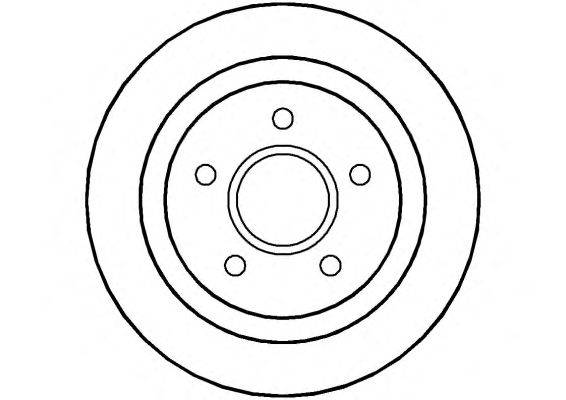Тормозной диск NATIONAL NBD508