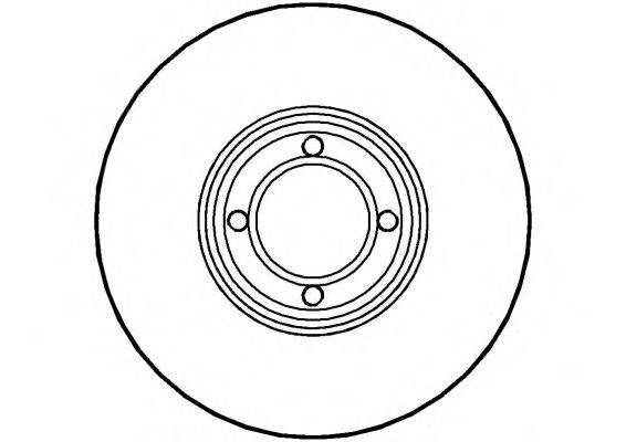 Тормозной диск NATIONAL NBD018