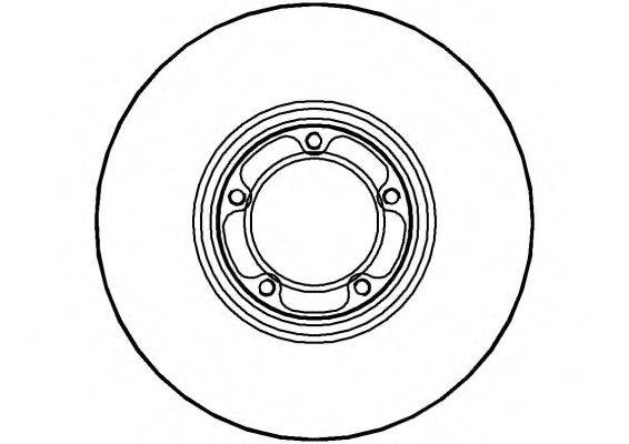 Тормозной диск NATIONAL NBD030