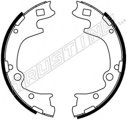 Комплект тормозных колодок TRUSTING 046.210