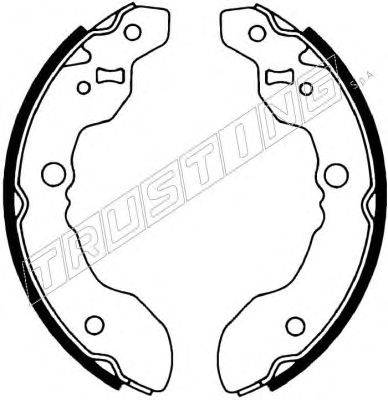 Комплект тормозных колодок TRUSTING 111241