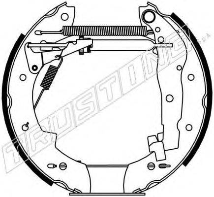 Комплект тормозных колодок TRUSTING 6130