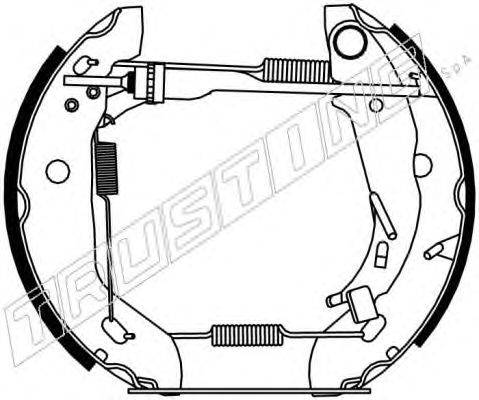 Комплект тормозных колодок TRUSTING 6209