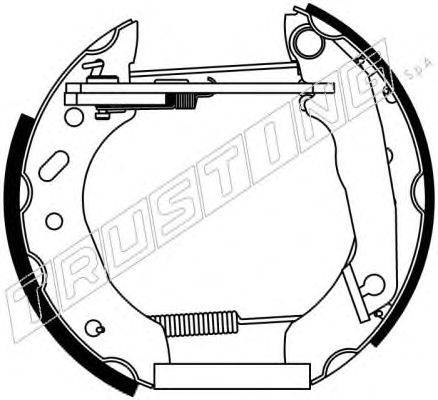 Комплект тормозных колодок TRUSTING 6282