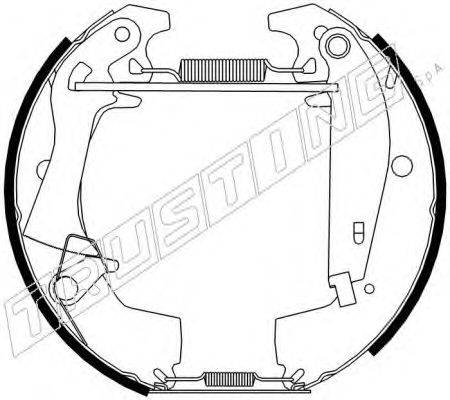 Комплект тормозных колодок TRUSTING 6336