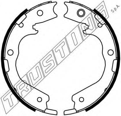 Комплект тормозных колодок, стояночная тормозная система TRUSTING 047.378