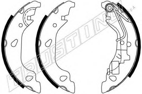 Комплект тормозных колодок TRUSTING 7383