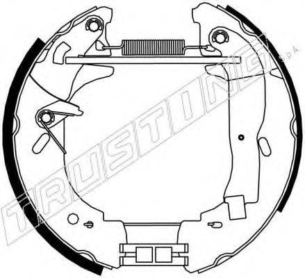 Комплект тормозных колодок TRUSTING 6419