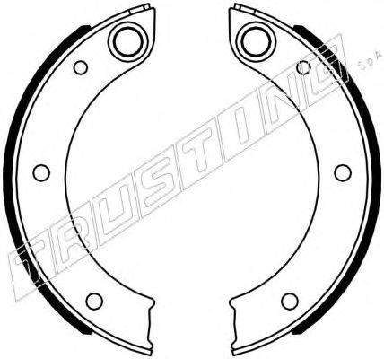 Комплект тормозных колодок, стояночная тормозная система TRUSTING 083.003
